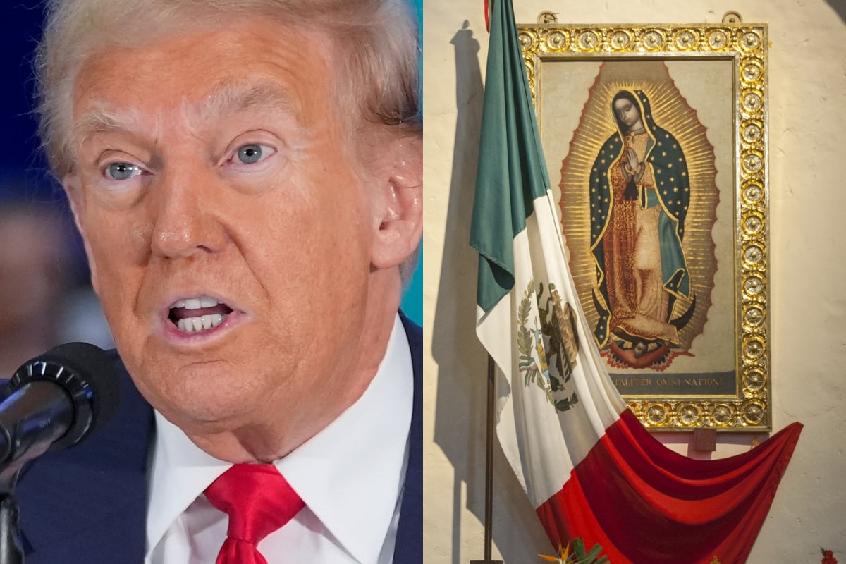 Eduardo Verástegui, Trump, Virgen de Guadalupe, Cumbre Latina, McDonald's, campaña presidencial, MundoNOW, Gift of the Virgin of Guadalupe to Trump