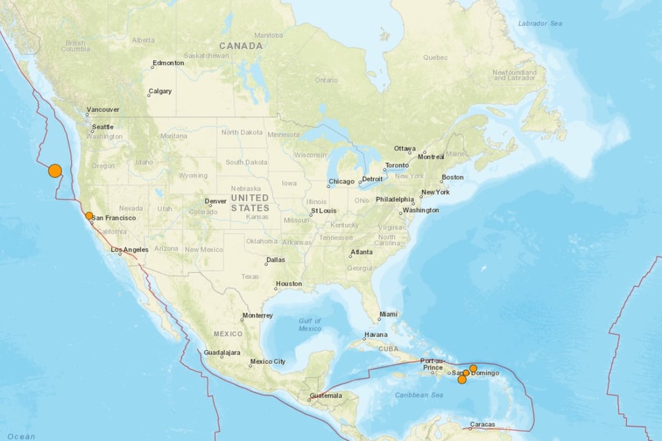 Fuerte sismo de magnitud 6.0 sacude la costa de Oregón