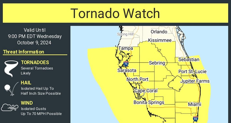 Tornado cruza la autopista I-75 en Florida ( FOTO Y VIDEO) featured image