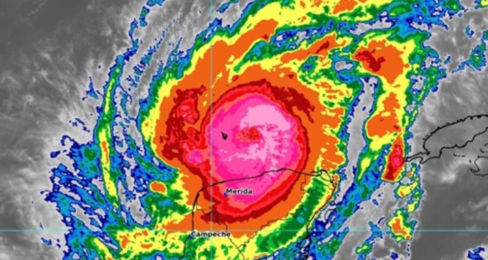El huracán Milton baja a categoría 4 y se descarta que toque la costa de Yucatán