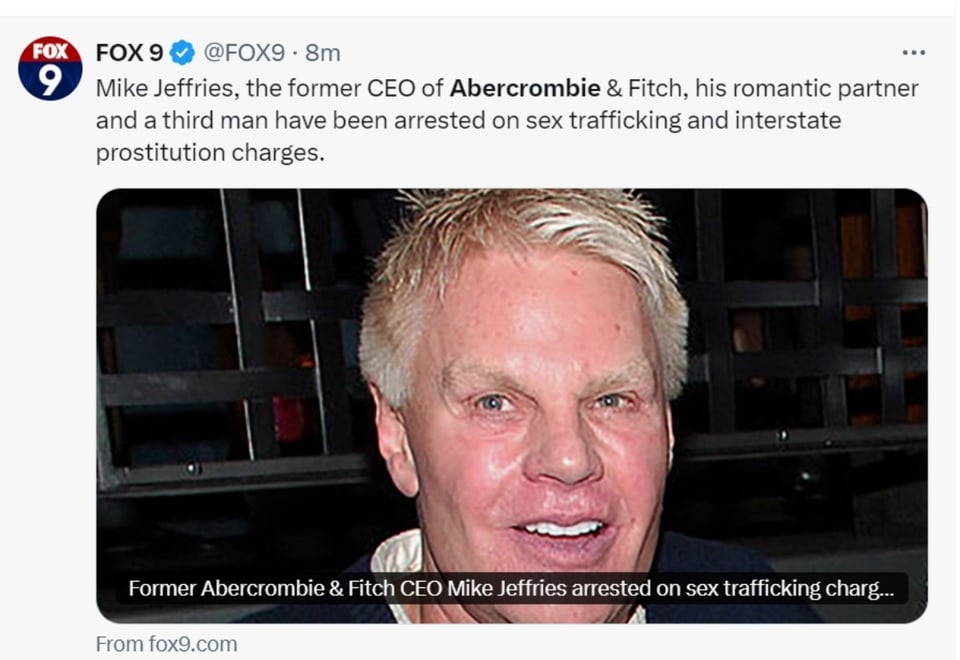 Abercrombie, Matthew Smith James Jacobson, prostitución, MundoNOW