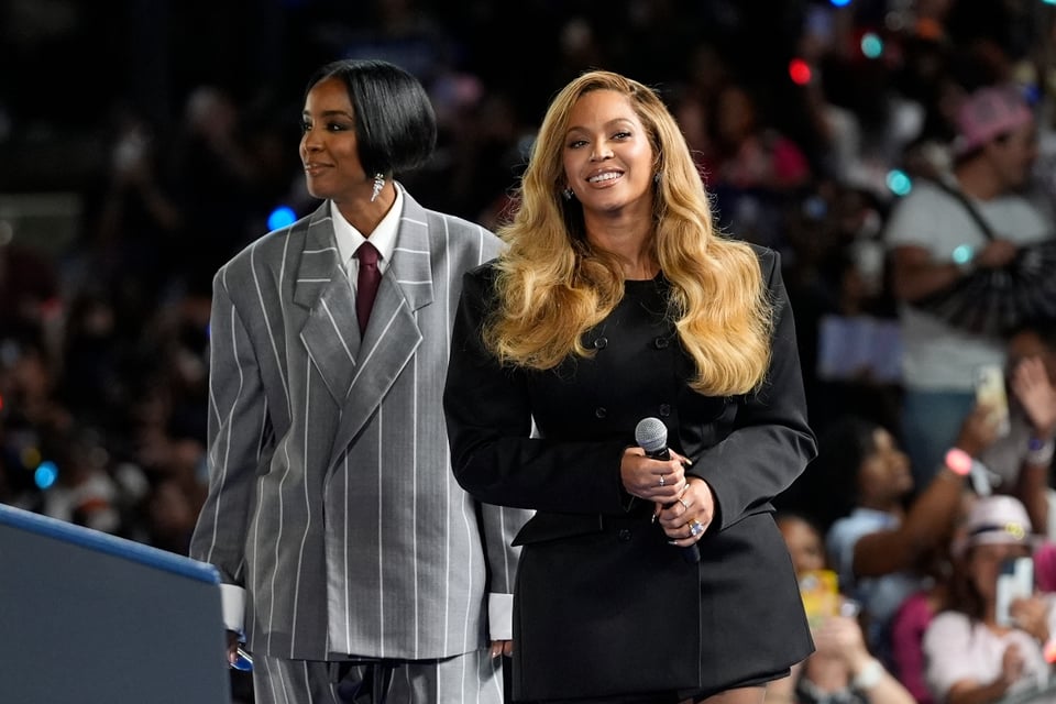 Beyoncé and Kamala Harris, singer, USA, elections, MundoNOW