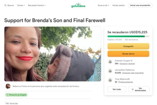 Brenda Guadalupe fue asesinada y deja huérfano a su hijo