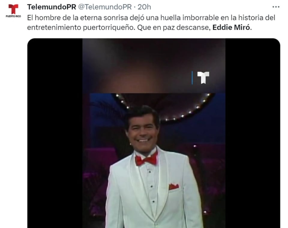Eddie Miró, Huamacao, Puerto Rico, hospitalización, MundoNOW