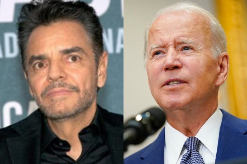 Eugenio Derbez es duramente criticado por aparecer en foto junto a Joe Biden