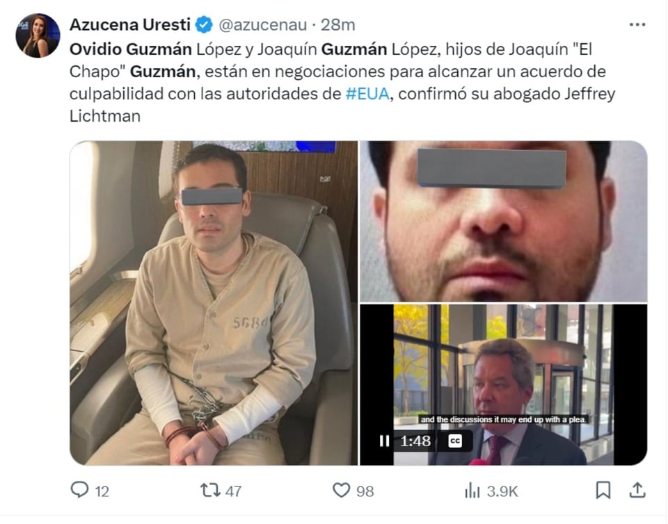 El Chapo Guzmán’s sons, Los Chapitos, brothers, agreement, MundoNOW