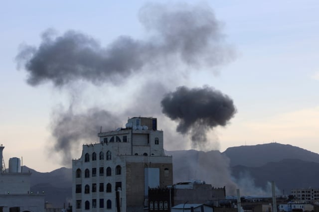 US launches attack in joint operation with the United Kingdom against Houthi rebels