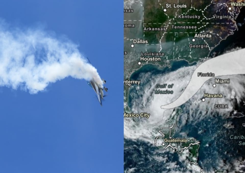 Avión se estrella mientras intentaba evacuar personas por el Huracán Milton