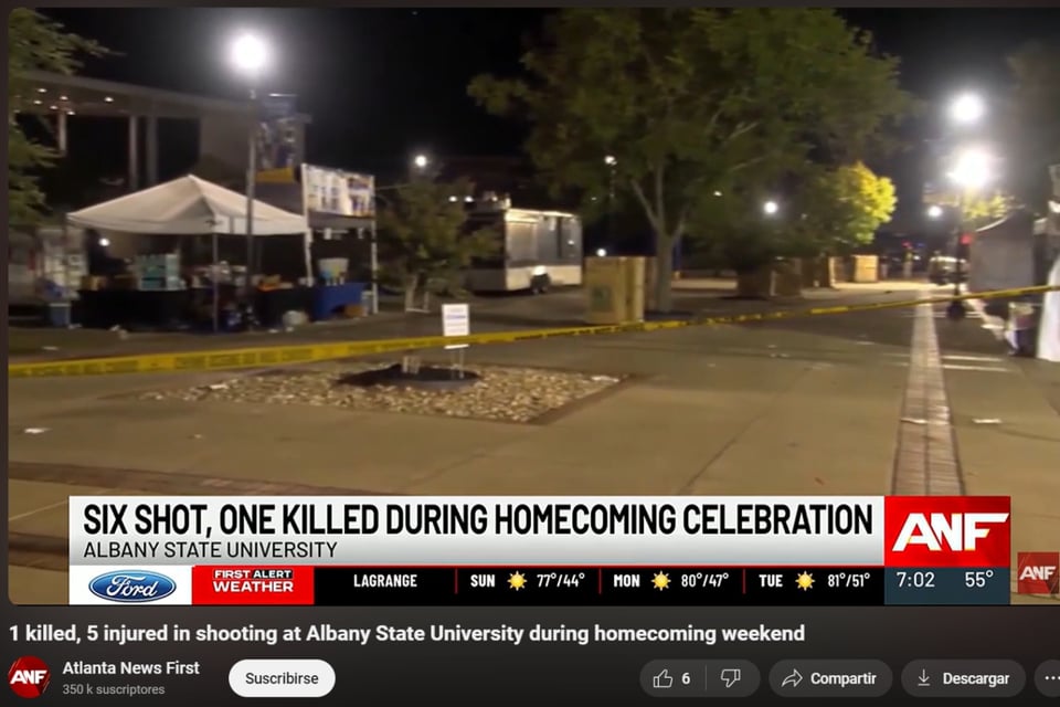 Albany State University, tiroteo, heridos, muerto, MundoNOW