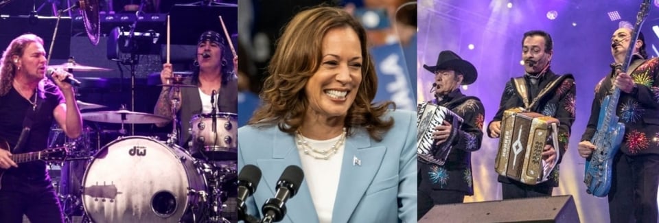 Tigres del Norte y Maná se pronuncian en apoyo a Kamala Harris