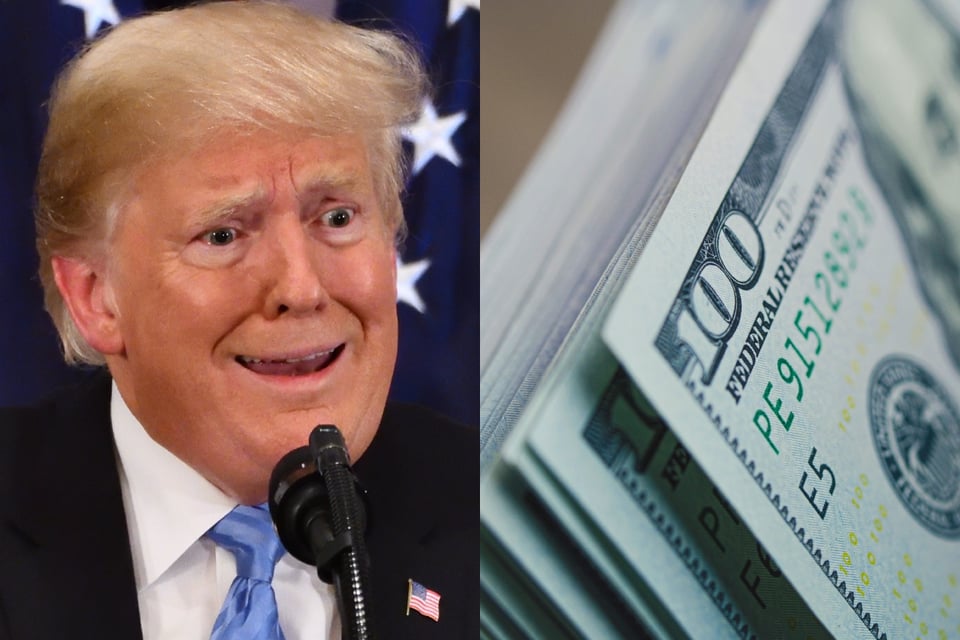 Trump debe más de $750.000 a ciudades por gastos de campaña