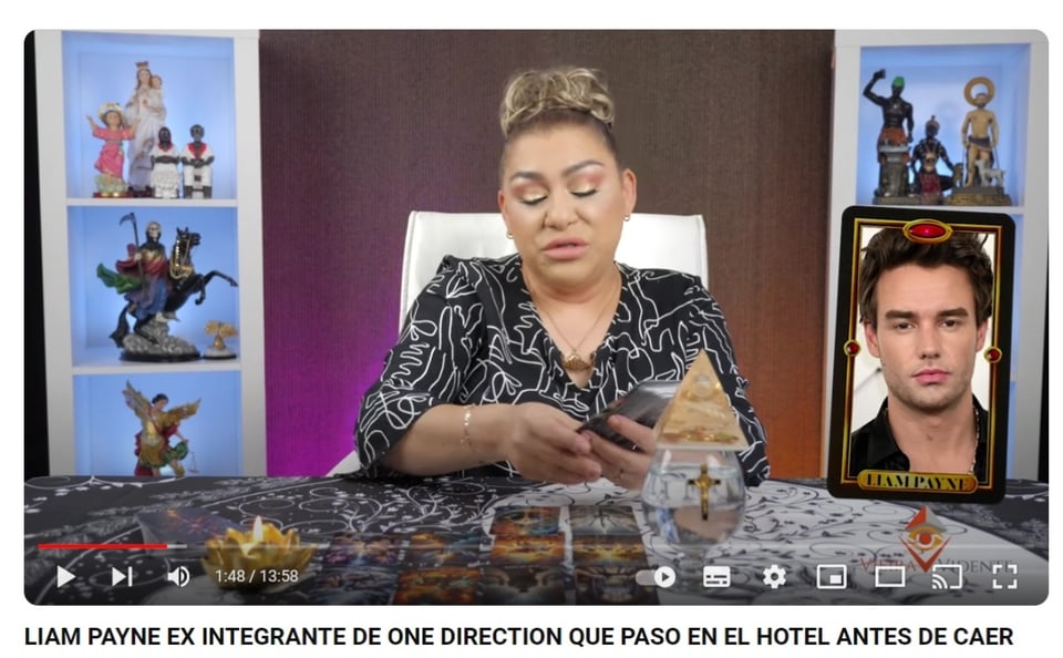 Vieira Vidente Liam Payne, video, YouTube, revelaciones, MundoNOW