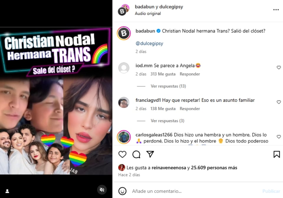 Redes Sociales, Especulaciones, Famosos, Entretenimiento, Controversia