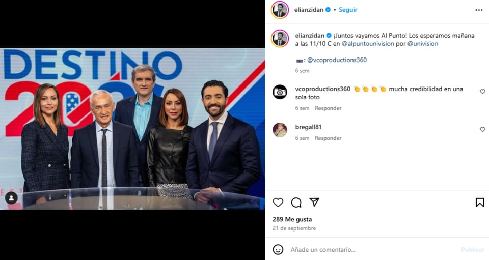 Elián Zián gets married, Television, TelevisaUnivision, Vix, Host