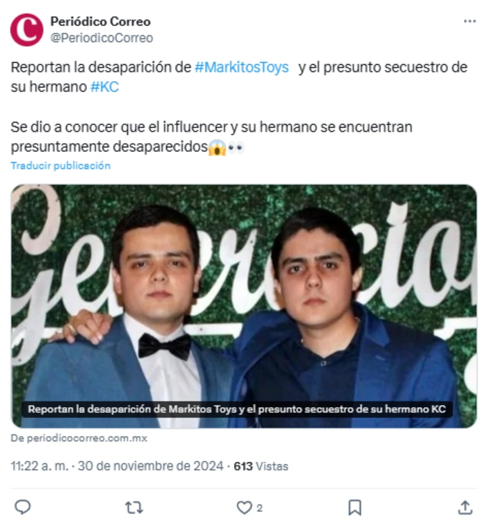 Desaparición de Markitos Toys, Noticia, Alerta, Crimen, Cárteles, Culiacán