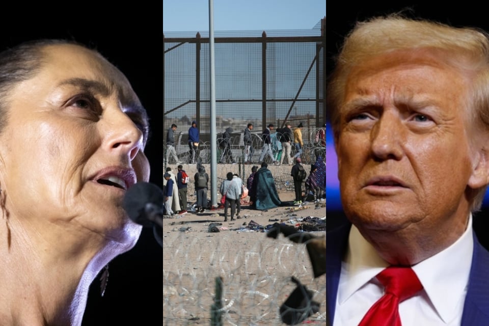 Claudia Sheinbaum Trump plan, border, USA, Trump, Migrants, Mexico, Did <yoastmark class=