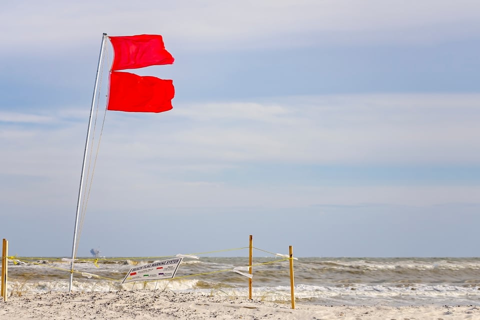 Emiten advertencia de bandera roja en zonas de EEUU