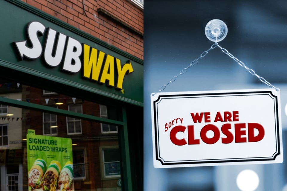 Subway anuncia el cierre de dos sucursales en misma ciudad de EEUU