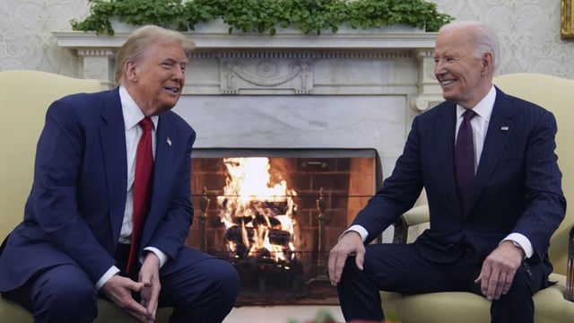 Donald Trump reveals the letter that Joe Biden left him in the Oval Office