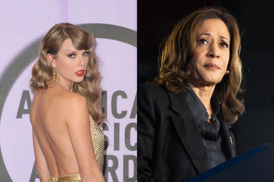 Aseguran que Taylor Swift le mandó un regalo secreto a Kamala Harris