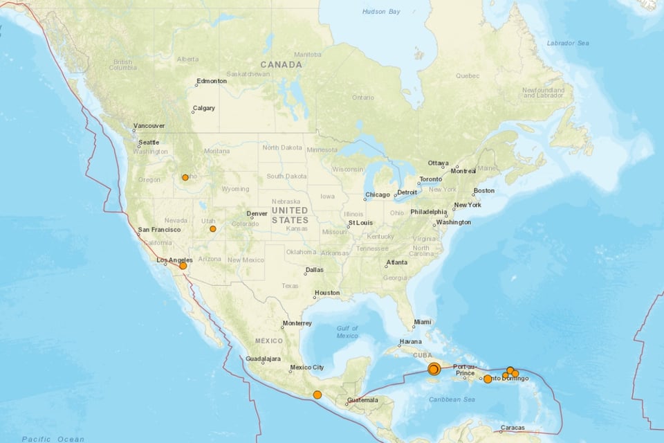 MundoNOW, sismos en Estados Unidos, Idaho, California, Utah, actividad sísmica, USGS