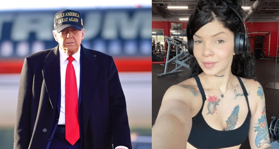 Madre de Minelys Rodríguez brinda apoyo a Trump y sube al podio en mitin