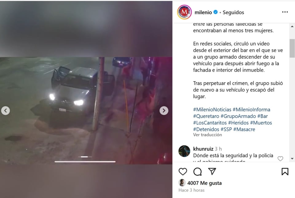 Querétaro bar, gunmen, violence, crime, MundoNOW, Shooting in Querétaro Bar
