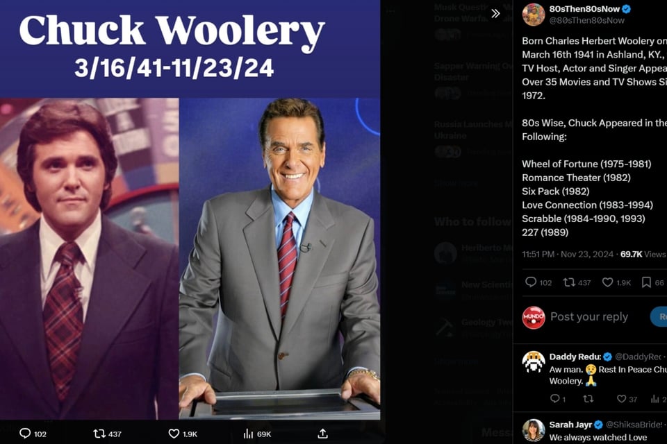 Chuck Woolery, presentador, Love Connection, MundoNOW