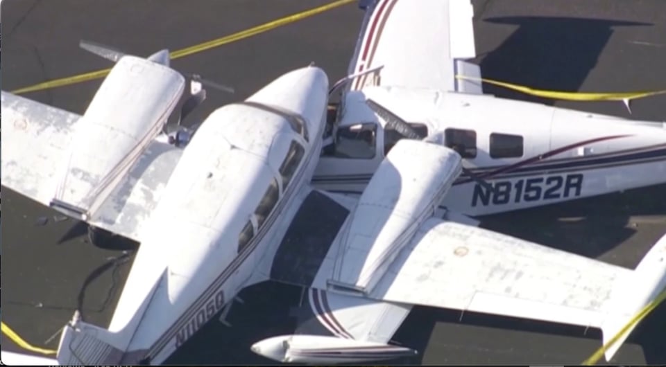 Aviones, chocan, accidente, Pensilvania, MundoNOW