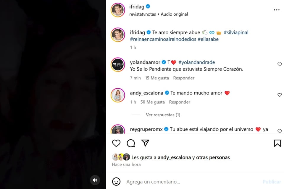 Frida Sofía and Silvia Pinal, video, social networks, Instagram, MundoNOW