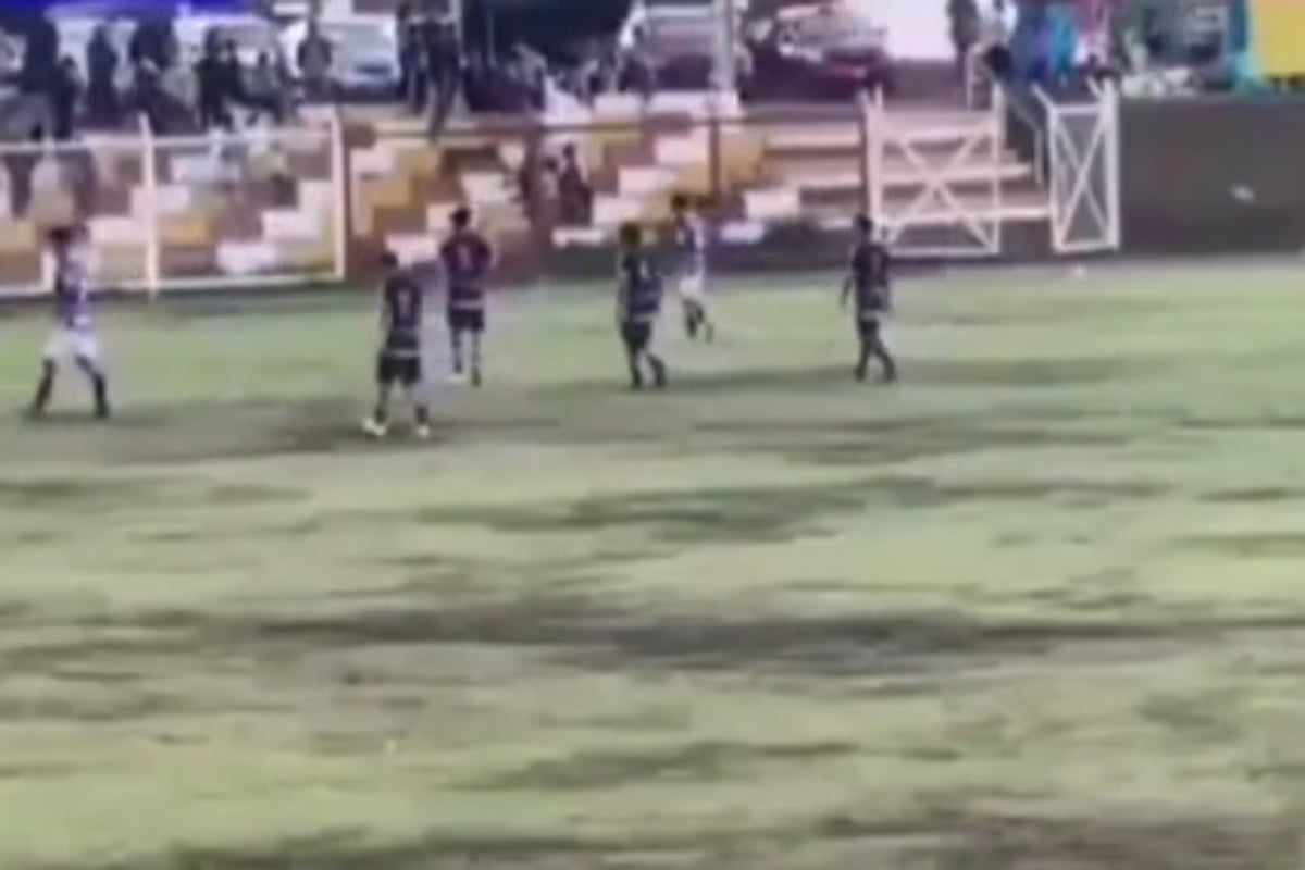 Soccer player dies in the middle of a match after being struck by lightning
