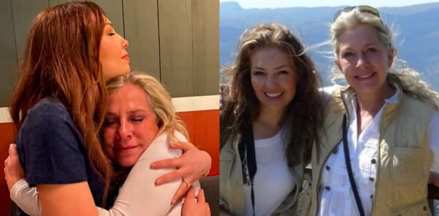 Images of Thalía in the funeral home where she said goodbye to her sister Ernestina Sodi come to light