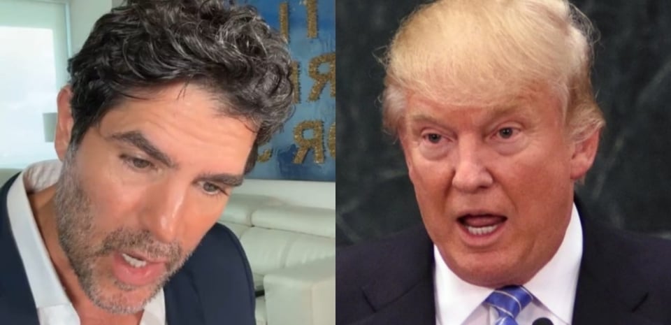Eduardo Verástegui invita a mexicanos que viven en EEUU a votar por Trump, pero le sale mal