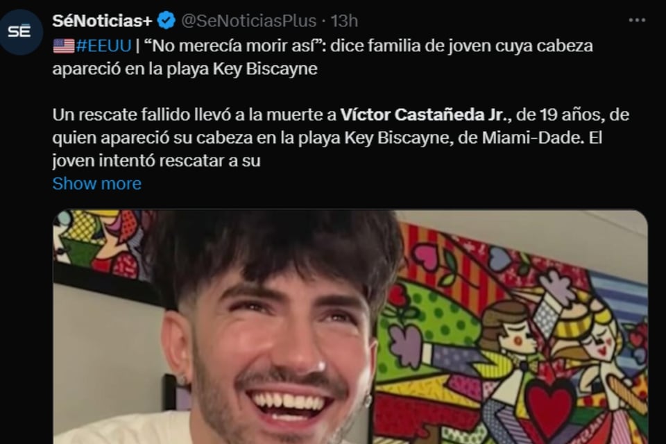 Víctor Enrique Castañeda Jr., EEUU, restos, MundoNOW