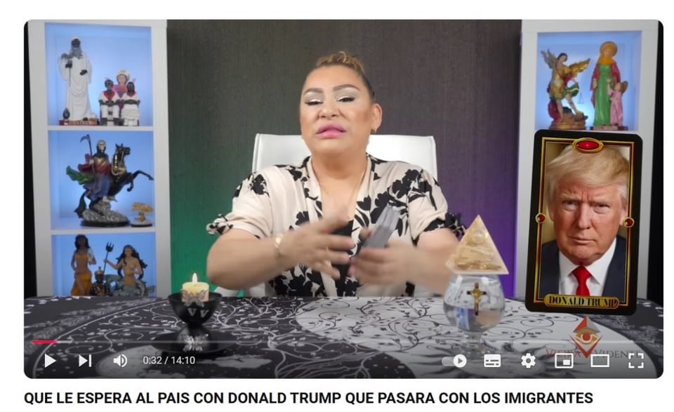 Vieira Vidente y Trump, video, YouTube, usuarios, MundoNOW
