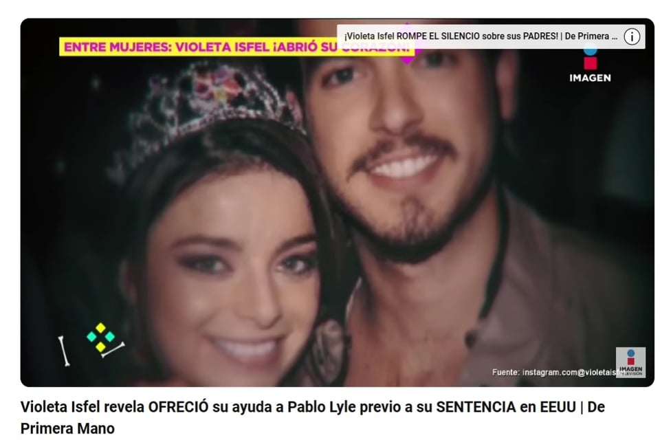 Violeta Isfel y Pablo Lyle, De primera mano, Imagen Entretenimiento, Televisa, MundoNOW