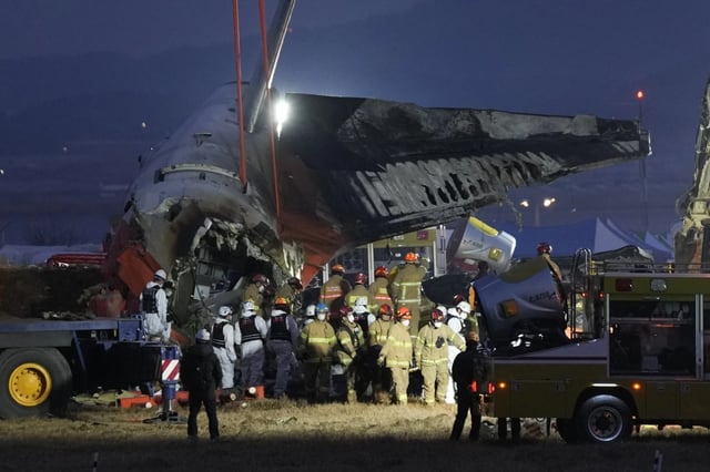 The last message that a passenger sent before dying in the air incident in South Korea is revealed