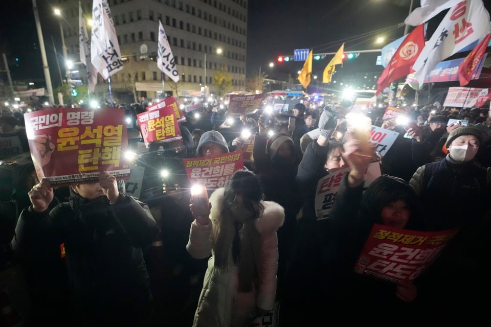 Situación inestable, Corea del Sur, ley marcial, manifestaciones, precauciones de seguridad, Embajada de EE. UU., citas consulares, STEP, MundoNOW, seguridad ciudadana, Corea del Sur, MundoNOW, seguridad ciudadana, MundoNOW, seguridad ciudadana, MundoNOW...