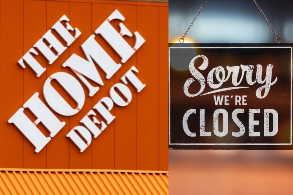 Home Depot da mala noticia confirma que cerrará sus miles de tiendas tras apagón minorista