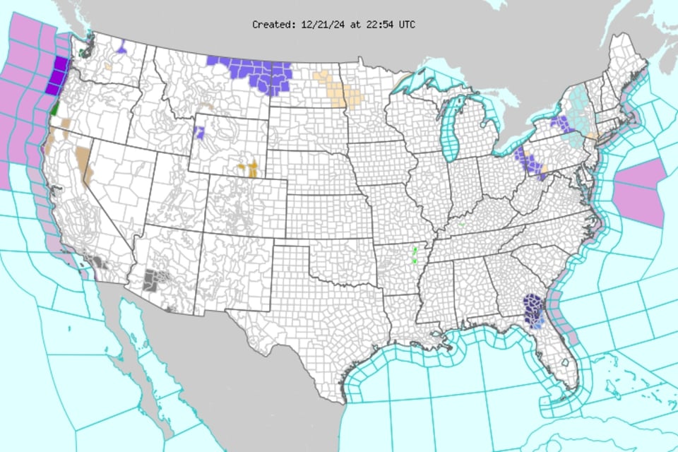 avisos, clima invernal, NWS, Alaska, Valle de Noatak, MundoNOW
