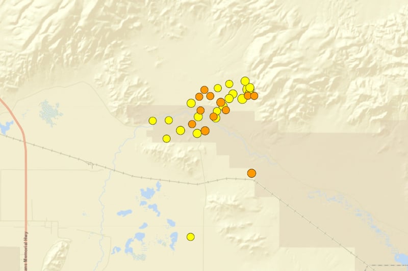 Multiple Earthquakes in Nevada and California, USGS, seismic activity, Yerington Nevada, Petrolia California, MundoNOW.