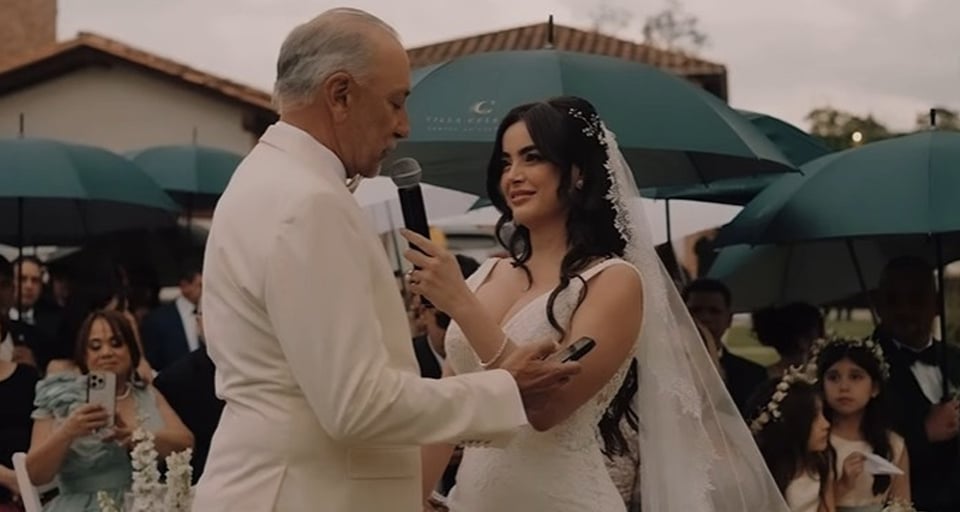 Daniella Navarro y Jorge Campillo Celebran su Boda Religiosa en Colombia