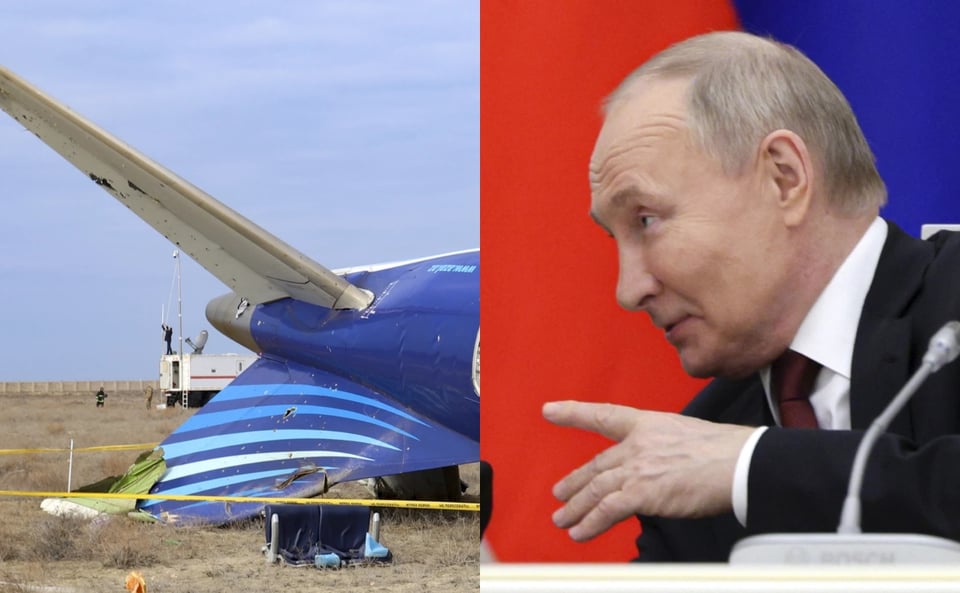 accidente avión Azerbaiyán, avión derribado por Rusia, tensión Azerbaiyán Rusia, tragedia aérea Kazajistán, MundoNOW