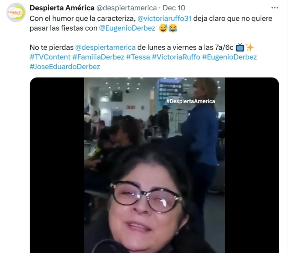 Victoria Ruffo Derbez, video, redes sociales, Navidad, MundoNOW