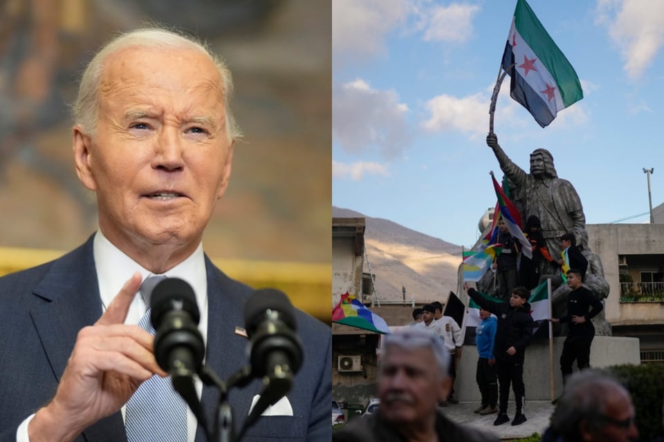 Biden habla de la caída del régimen de Assad en Siria