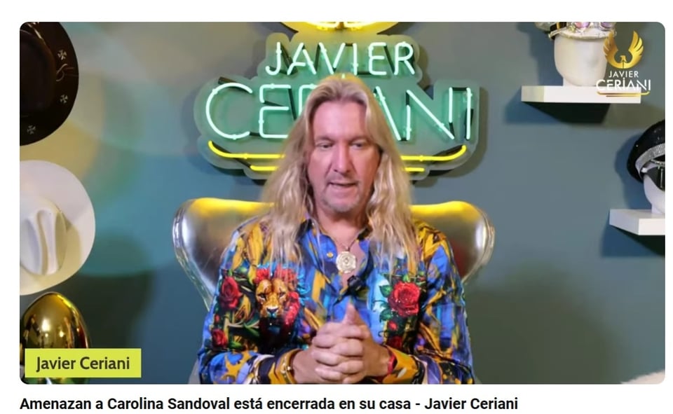 Javier Ceriani Veneno Sandoval, programa, YouTube, periodista, MundoNOW