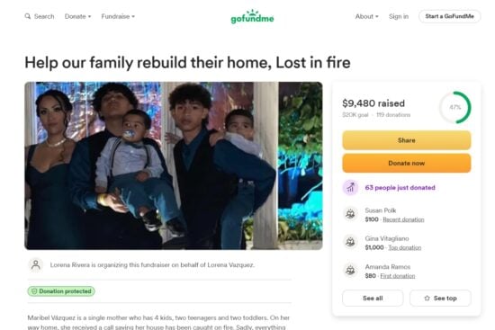 Two families seek help after losing their homes