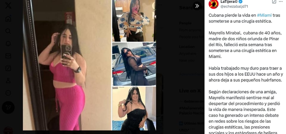 Mayrelis Mirabal, redes sociales, TikTok, Cuba, MundoNOW