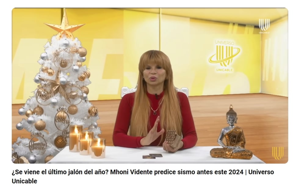 Mhoni Vidente sismo 2024, video, YouTube, predicciones, MundoNOW