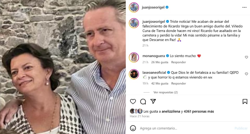 Pepillo Origel luto, redes sociales, Instagram, mensaje, MundoNOW